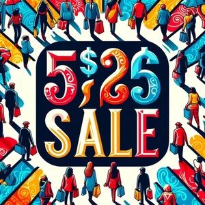 5 for $25 Sale